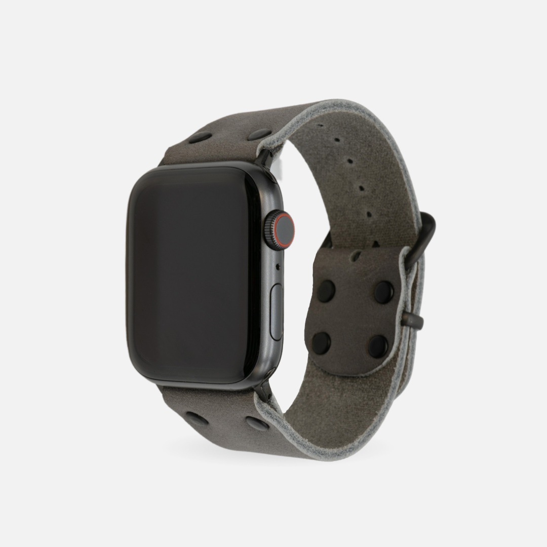 Apple Watch Band - Range Leather Co.-Watch Band-Gray-40/41/42 MM-Ardent Patriot Apparel Co.