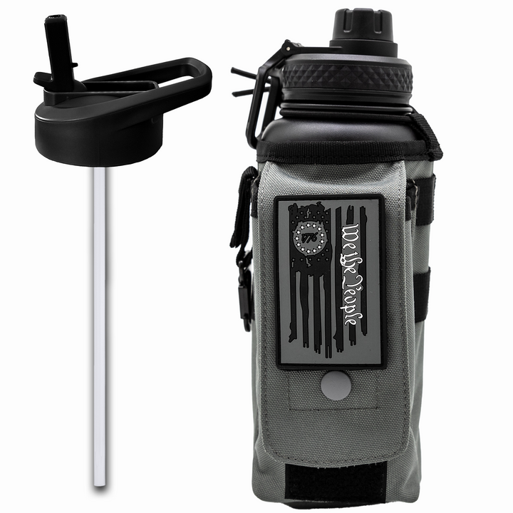 32oz Compact Battle Bottles - Iron Infidel-Water Bottles-Betsy-Ardent Patriot Apparel Co.