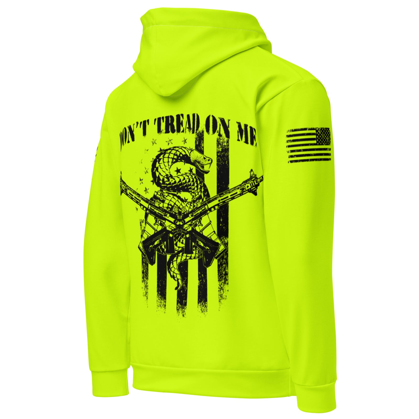 Don't Tread On Me - HiVis Hoodie-Premium Hoodie-Ardent Patriot Apparel Co.