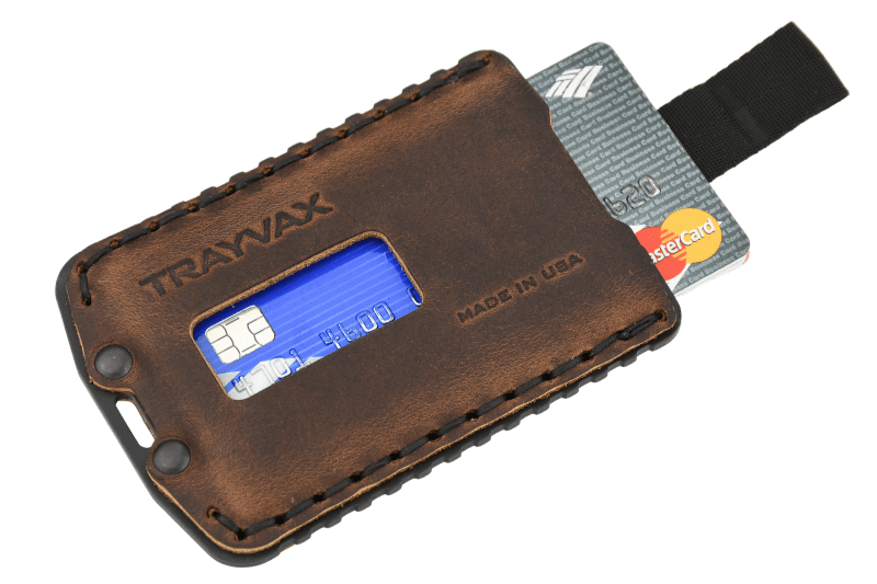 Ascent Wallet - Black Mississippi Mud - Trayvax