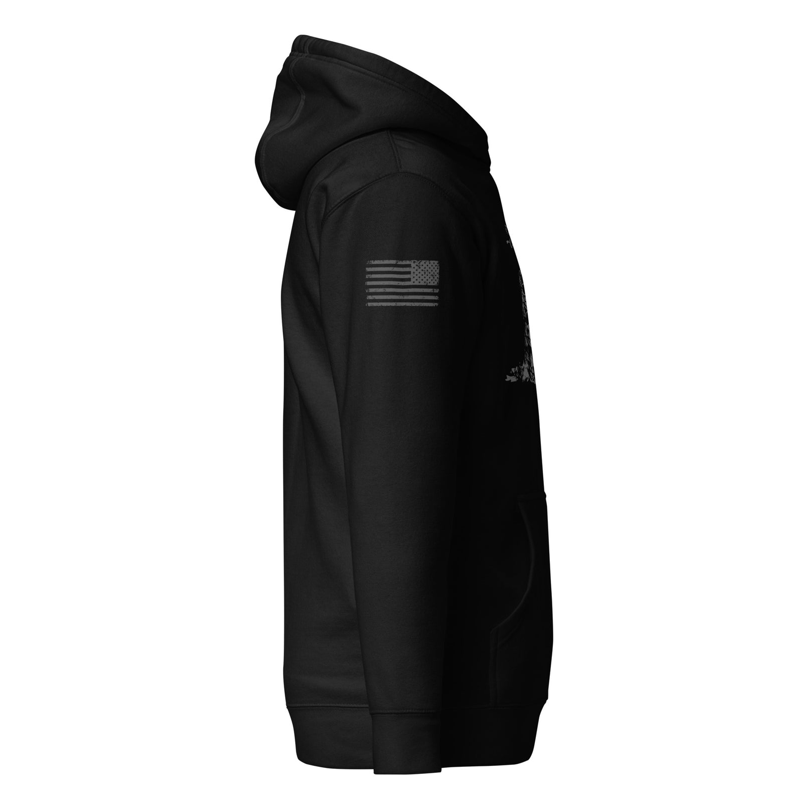 Don't Tread On Me (Black Edition) Hoodie-Premium Hoodie-Ardent Patriot Apparel Co.