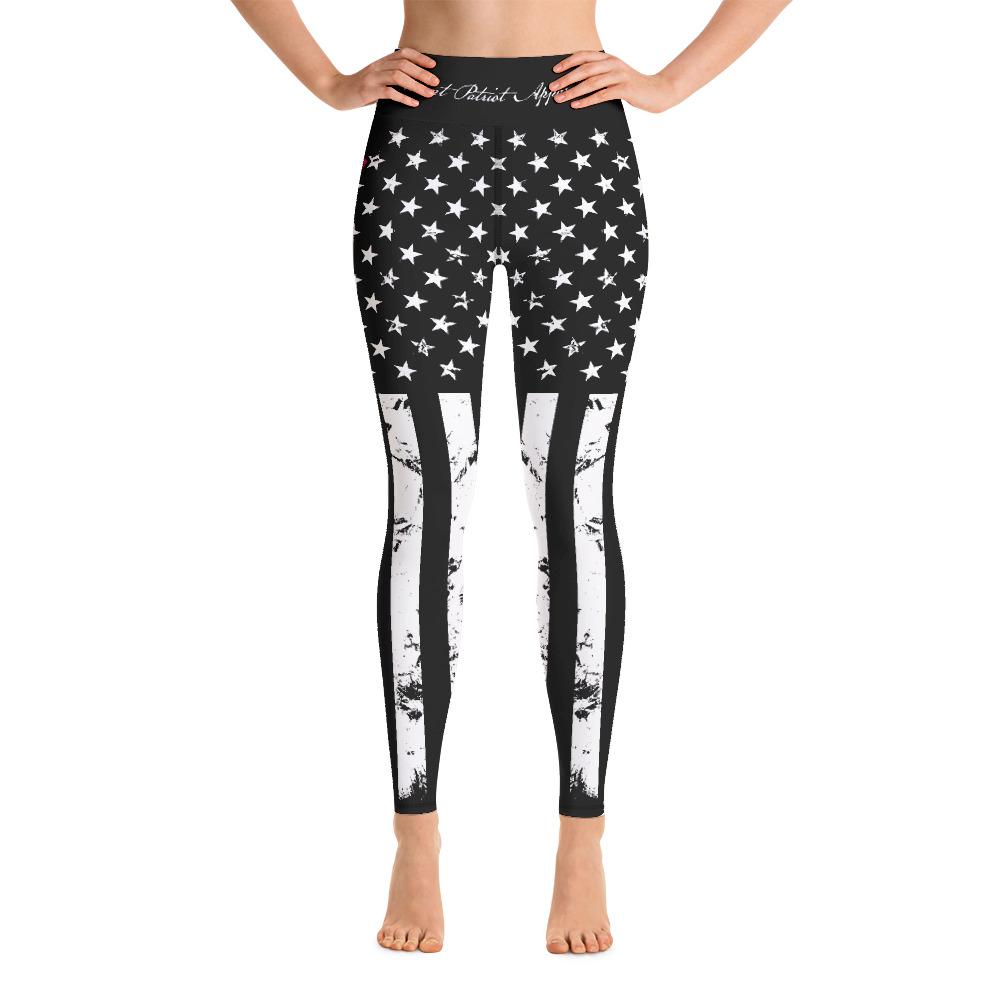PINK Line Leggings-Leggings-Ardent Patriot Apparel Co.