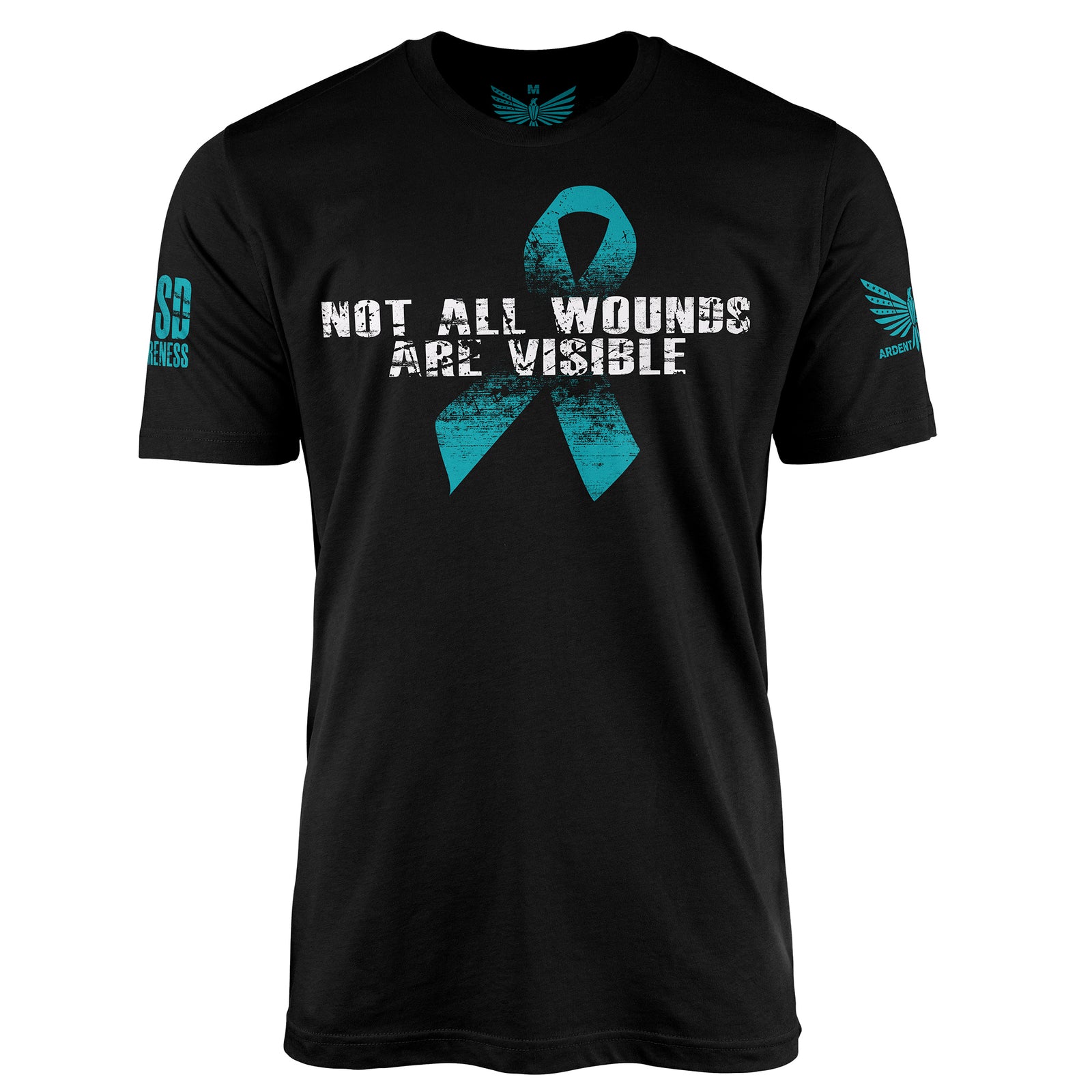 PTSD Not All Wounds-Men's Shirt-Ardent Patriot Apparel Co.