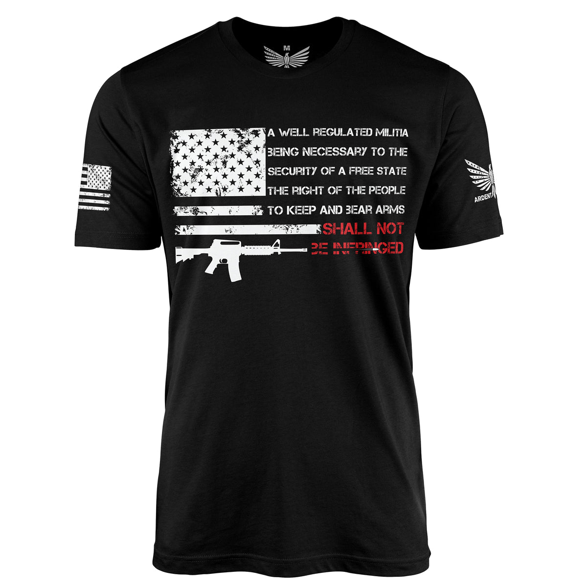 Shall Not Be Infringed-Men's Shirt-Black-S-Ardent Patriot Apparel Co.