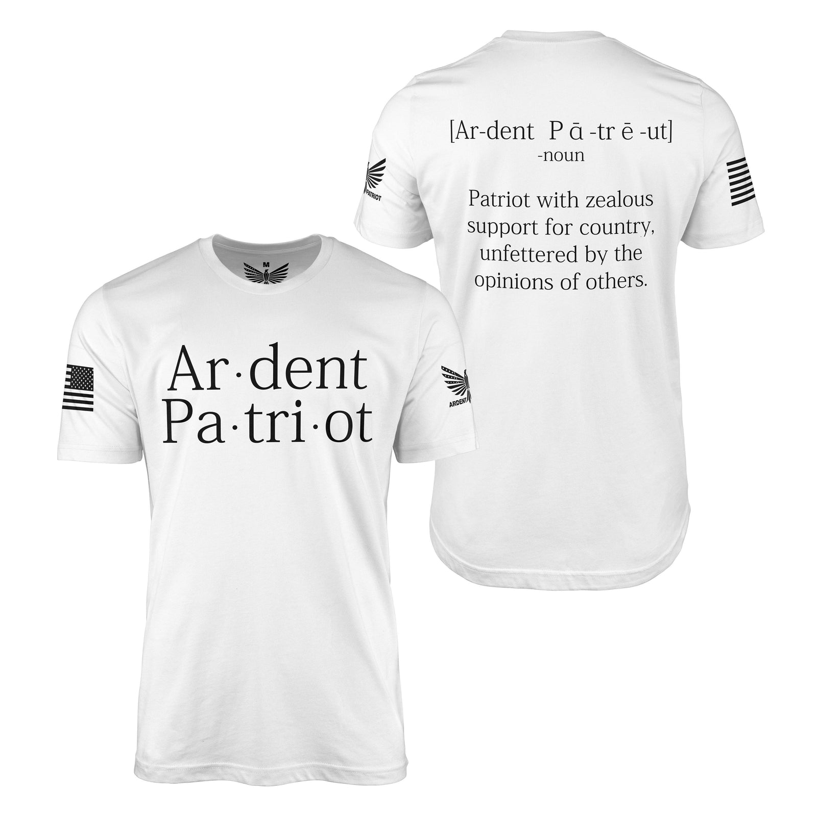 Zealous-Men's Shirt-White-S-Ardent Patriot Apparel Co.