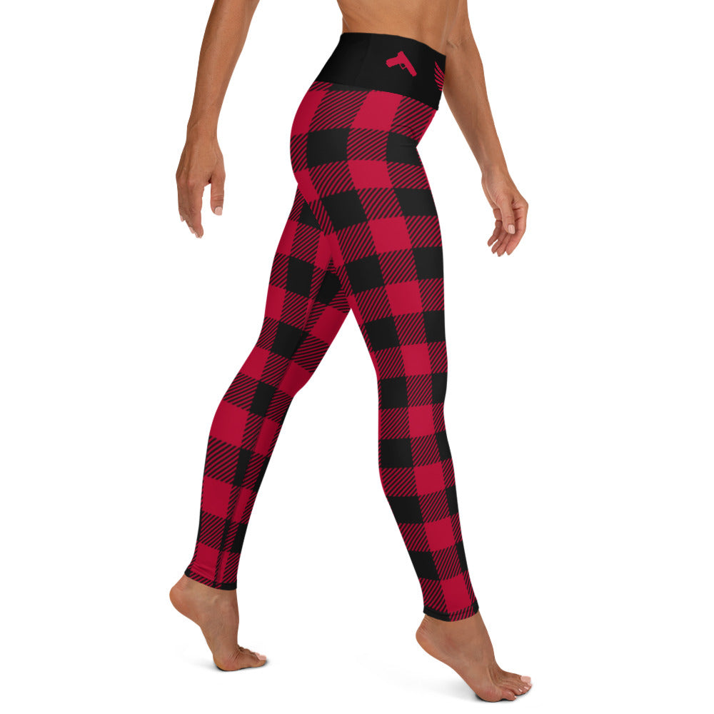 Buffalo Plaid Leggings-Leggings-XS-Ardent Patriot Apparel Co.