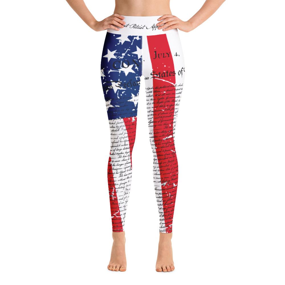 The Declaration Leggings-Leggings-Ardent Patriot Apparel Co.