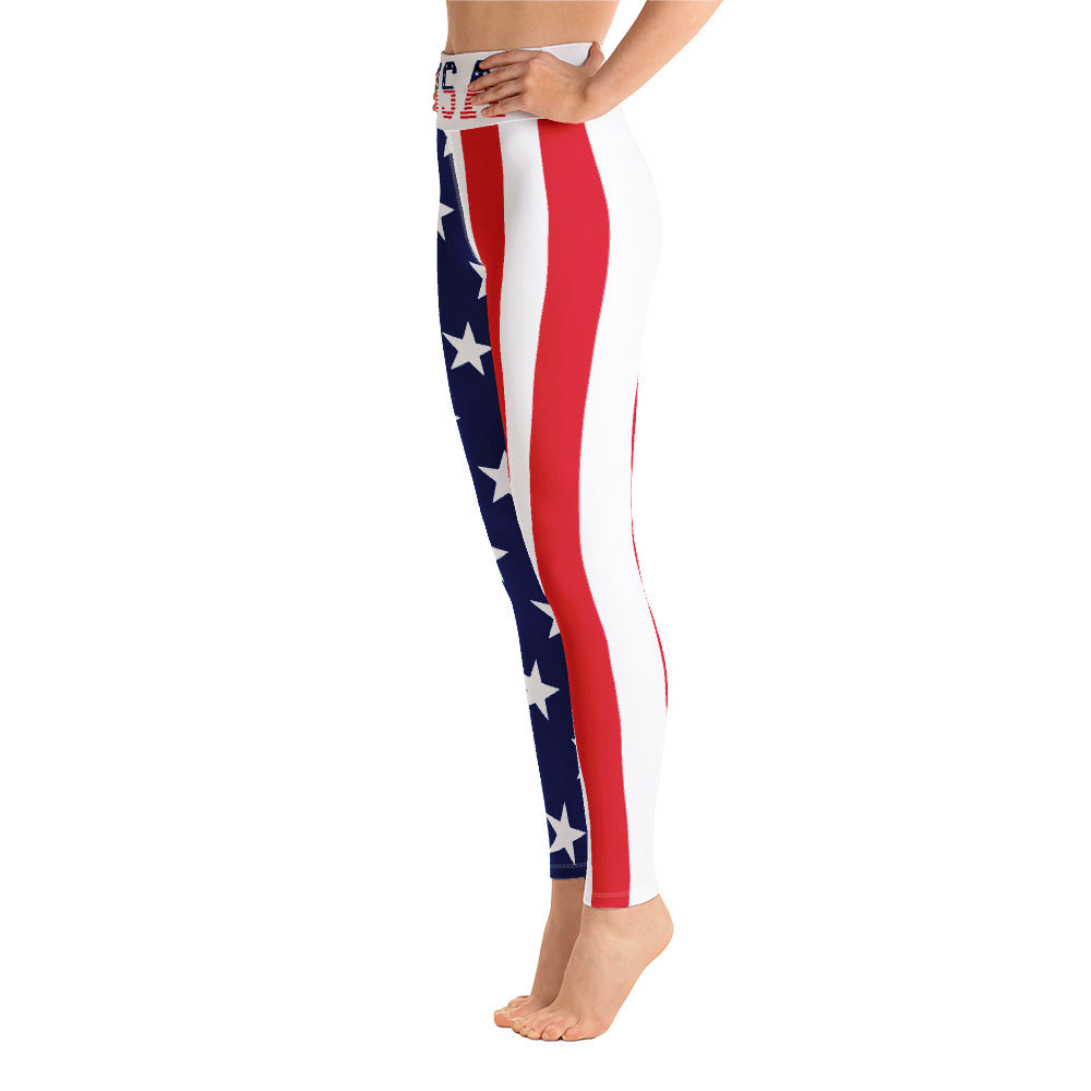 Team USA Leggings-Leggings-Ardent Patriot Apparel Co.