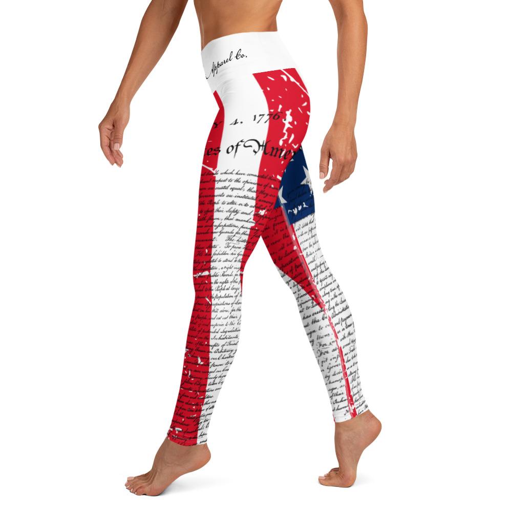 The Declaration Leggings-Leggings-Ardent Patriot Apparel Co.