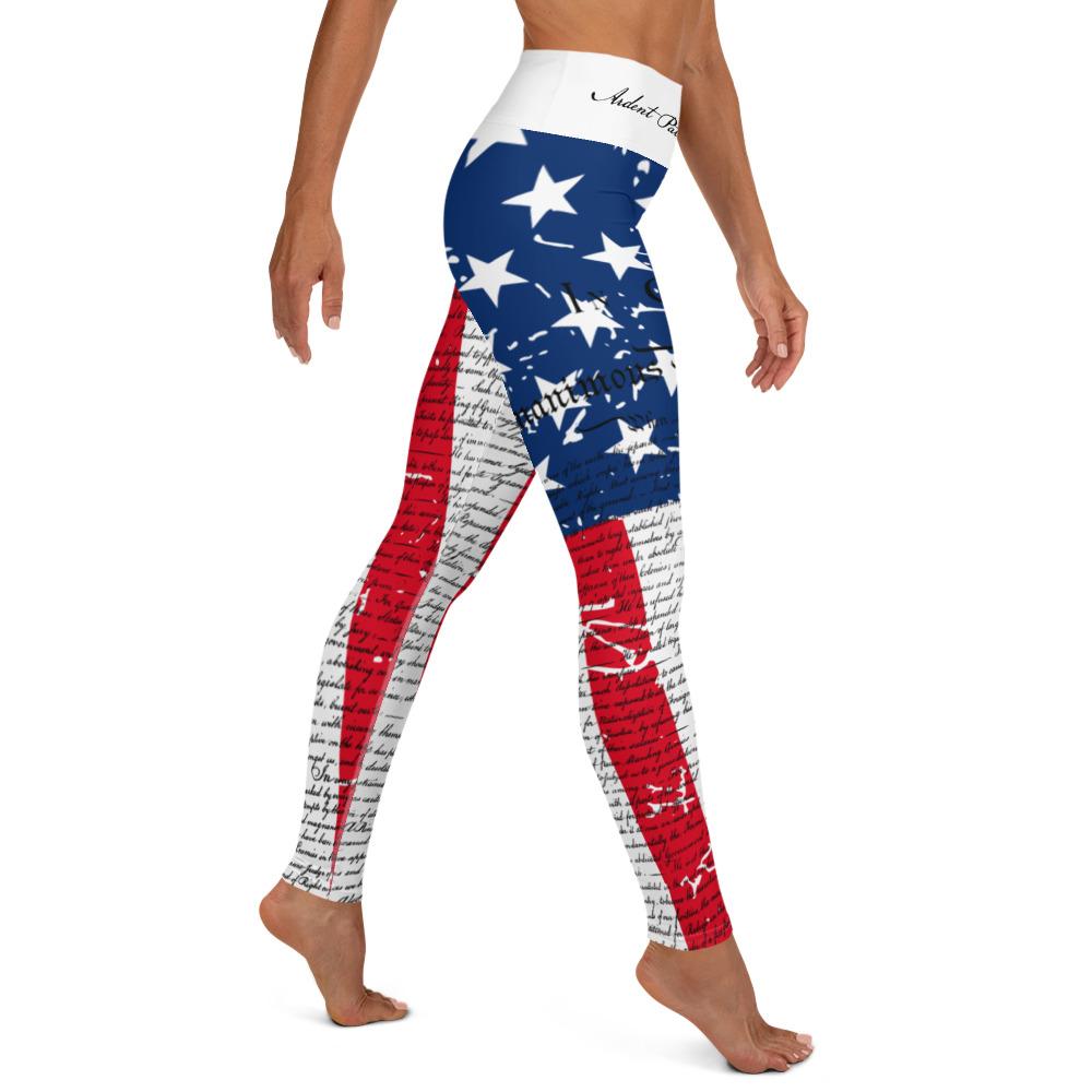 The Declaration Leggings-Leggings-Ardent Patriot Apparel Co.
