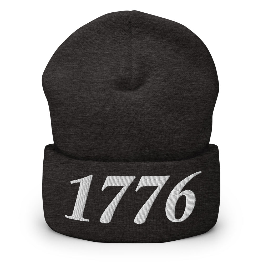 1776 Beanie-Beanie-Black-Ardent Patriot Apparel Co.