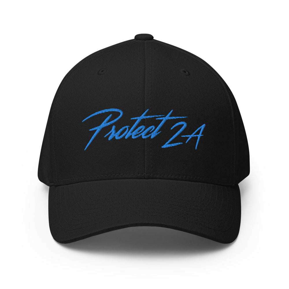Rad Protect 2A Flexfit Hat (Blue)-Hats-Ardent Patriot Apparel Co.