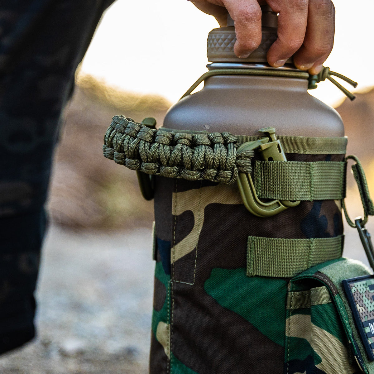 Paracord Handles - Iron Infidel-Water Bottle Accessories-Ardent Patriot Apparel Co.