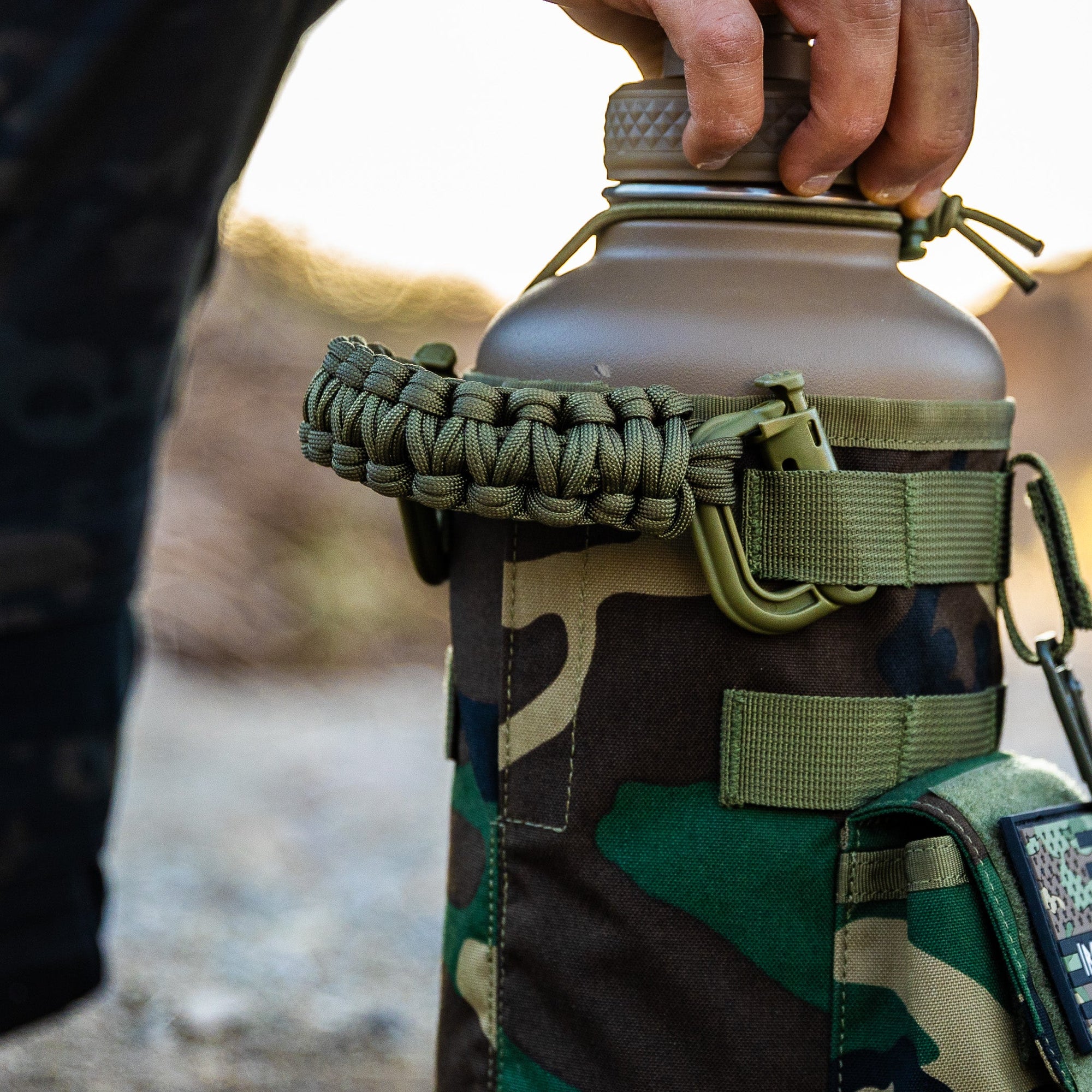 Paracord Handles - Iron Infidel-Water Bottle Accessories-Ardent Patriot Apparel Co.