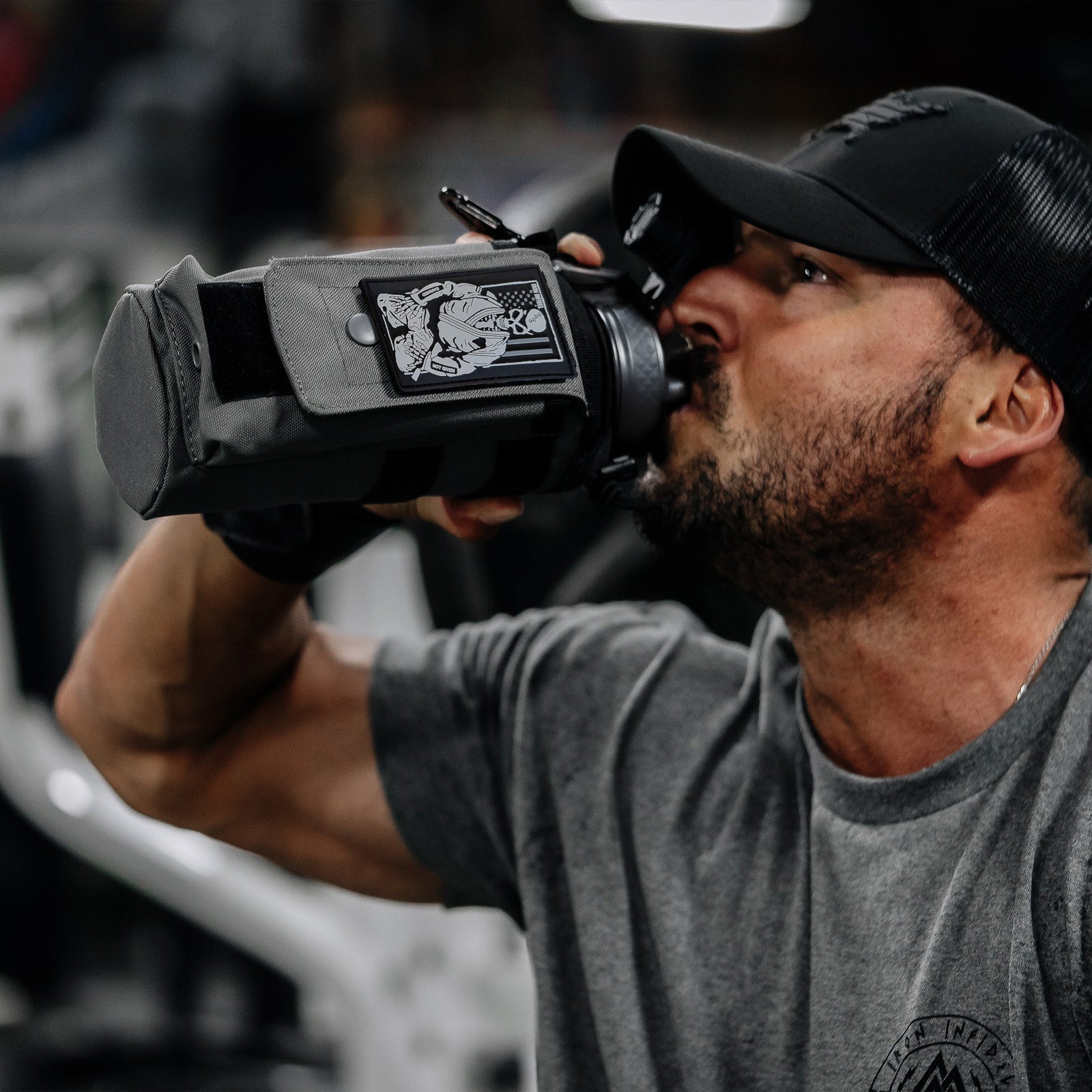 32oz Compact Battle Bottles - Iron Infidel-Water Bottles-Ardent Patriot Apparel Co.