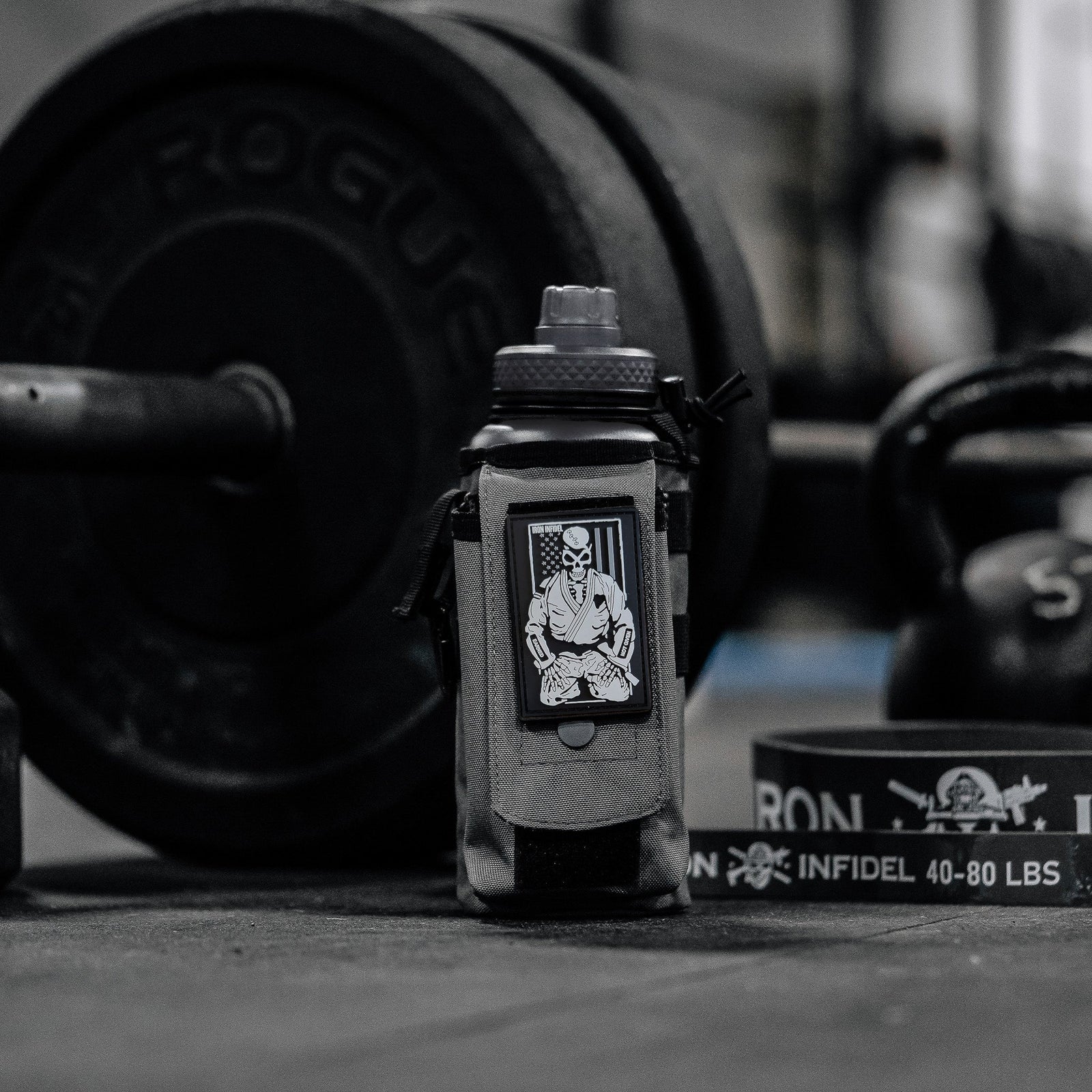 32oz Compact Battle Bottles - Iron Infidel-Water Bottles-Ardent Patriot Apparel Co.