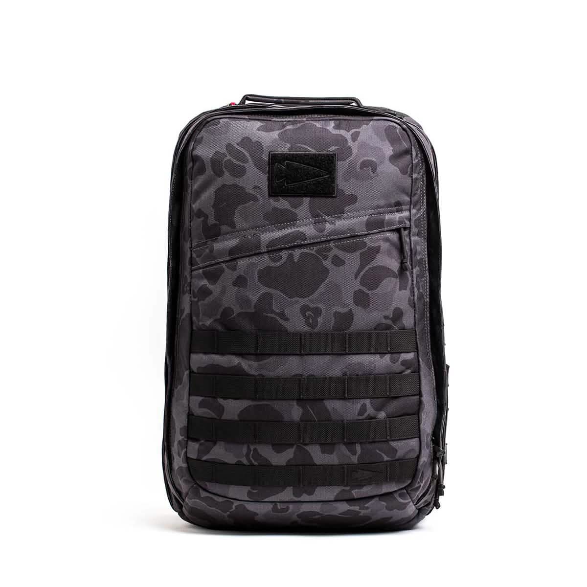 GR2 - Ballistic Nylon Cordura - GORUCK®-GR2-34L-Black Frogskin Camo + Orange-Ardent Patriot Apparel Co.