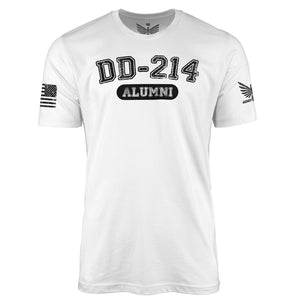 DD-214 Alumni-Men's Shirt-White-5XL-Ardent Patriot Apparel Co.