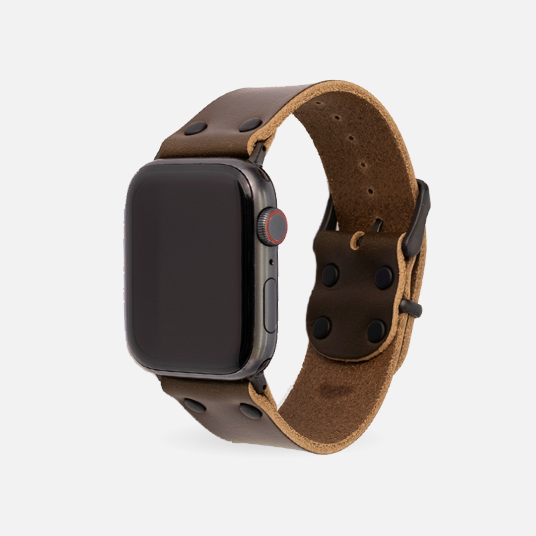 Apple Watch Band - Range Leather Co.-Watch Band-Olive-40/41/42 MM-Ardent Patriot Apparel Co.