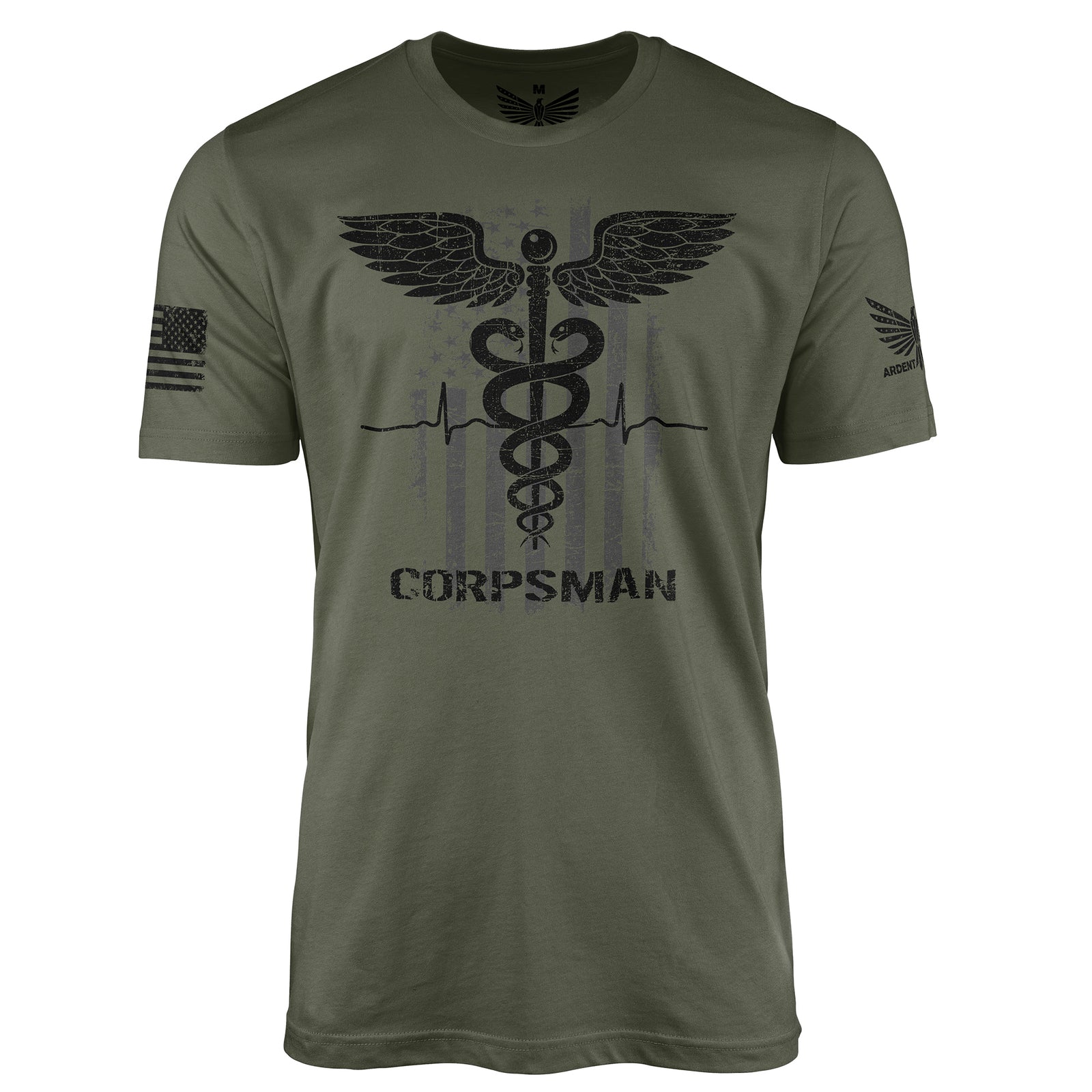 Corpsman-Men's Shirt-Navy-XS-Ardent Patriot Apparel Co.
