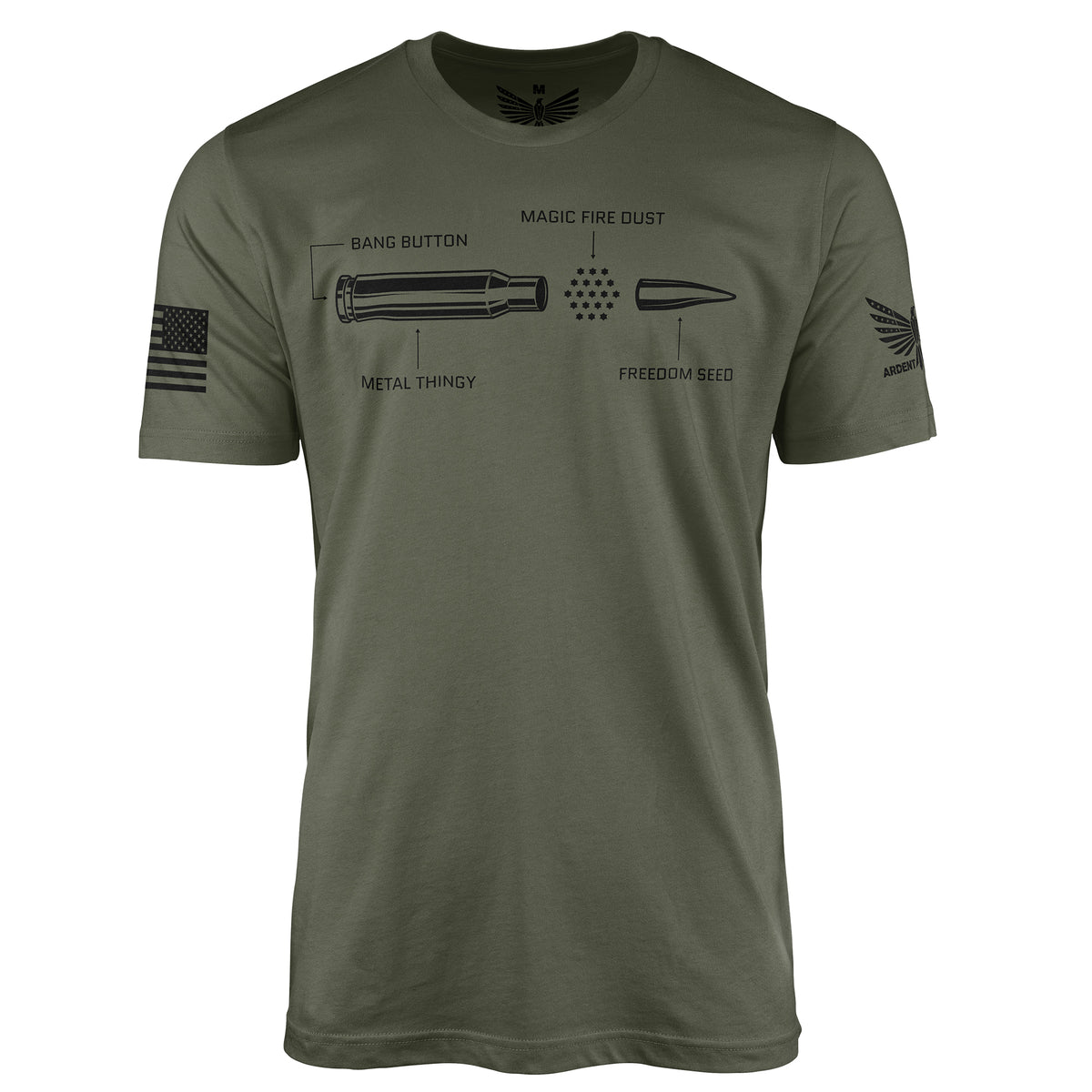 Freedom Seed Anatomy-Men&#39;s Shirt-Ardent Patriot Apparel Co.