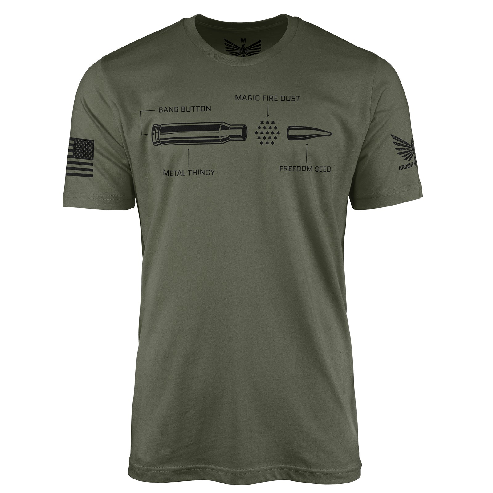 Freedom Seed Anatomy-Men's Shirt-Ardent Patriot Apparel Co.