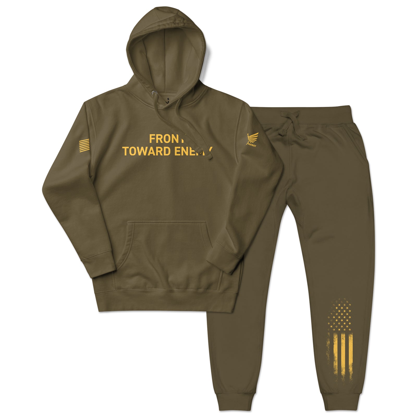 Front Toward Enemy: No Retreat Set-Premium Sweatsuit-S-S-Ardent Patriot Apparel Co.