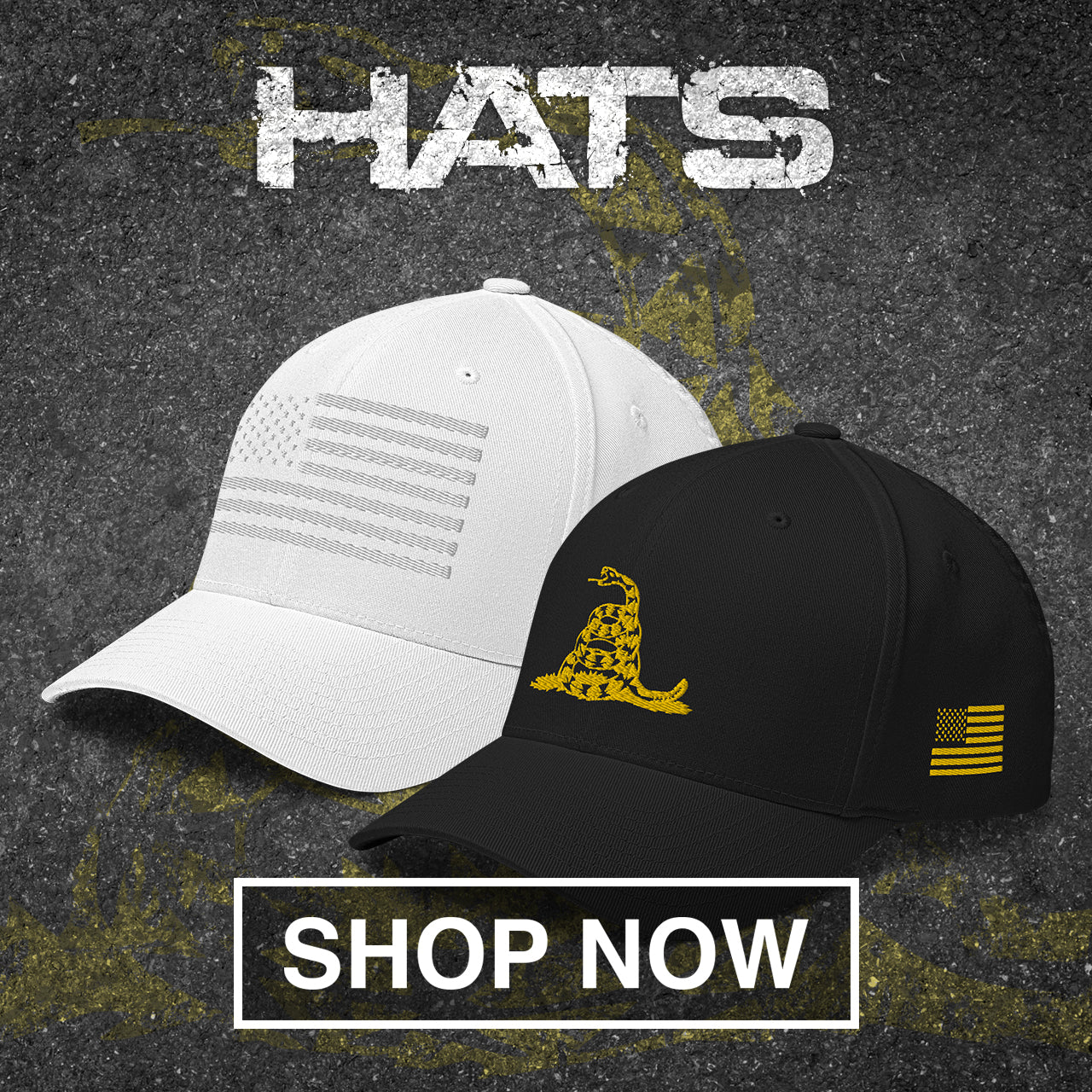 Embroidered patriotic hats and caps from Ardent Patriot Apparel Co.