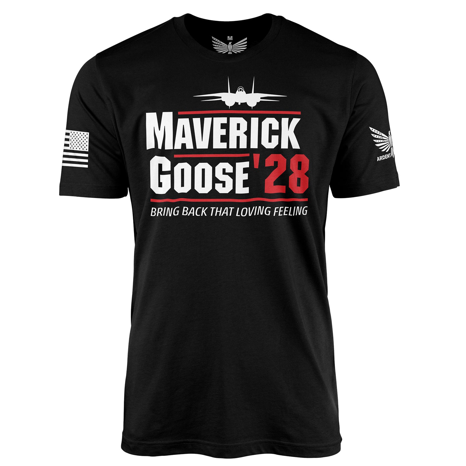 Maverick Goose 2028-Men's Shirt-Black-S-Ardent Patriot Apparel Co.