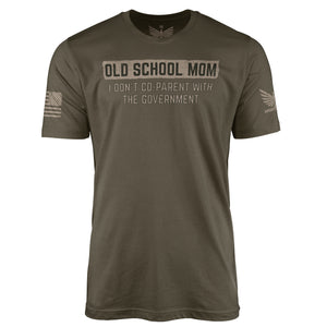 Old School Mom-Women's Shirt-Army-S-Ardent Patriot Apparel Co.