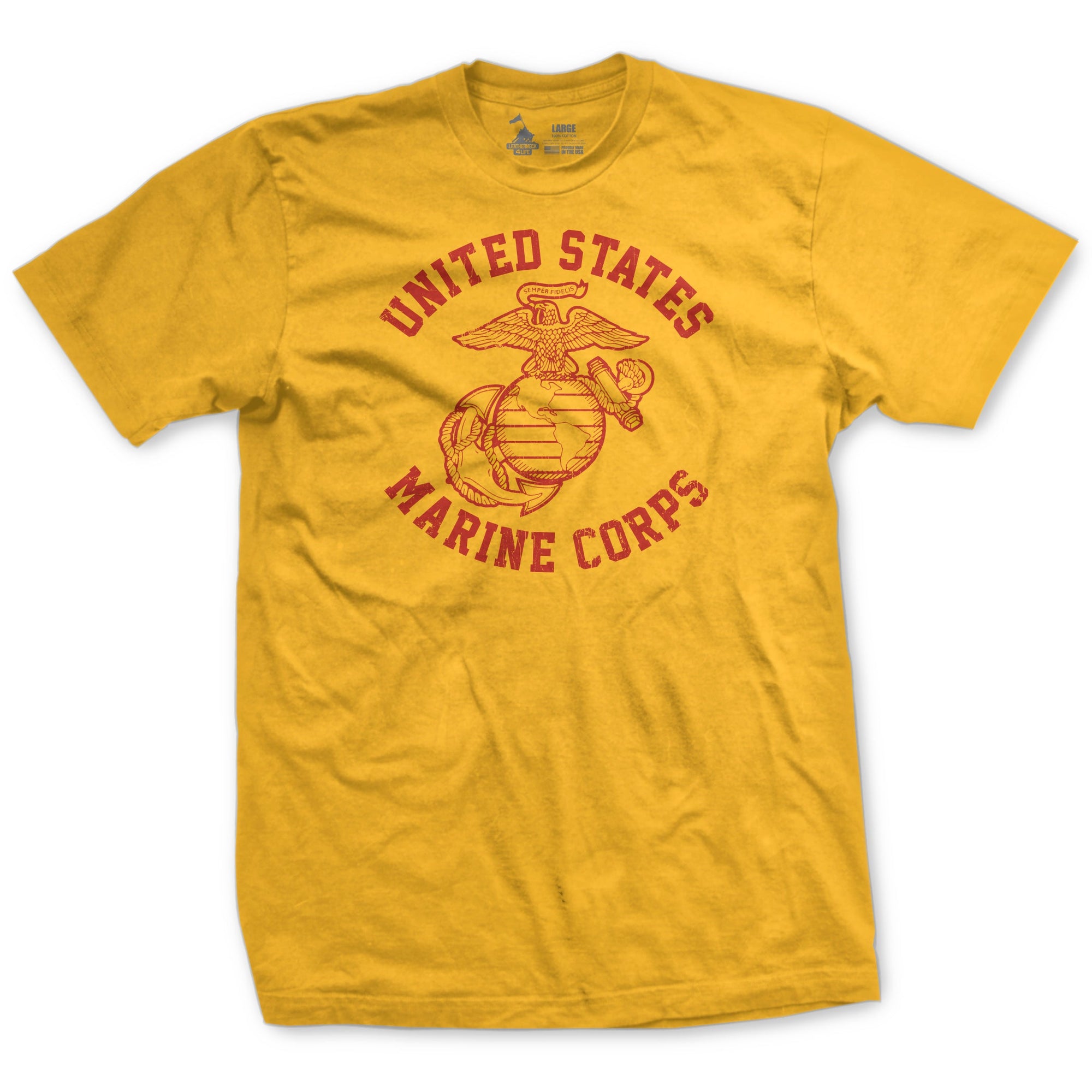 Old School '80s Gunny Highway - Leatherneck For Life-Men's Shirt-SMALL-Ardent Patriot Apparel Co.