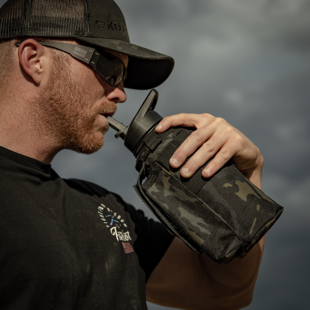 32oz Compact Battle Bottles - Iron Infidel-Water Bottles-Ardent Patriot Apparel Co.