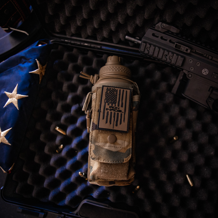 32oz Compact Battle Bottles - Iron Infidel-Water Bottles-Ardent Patriot Apparel Co.