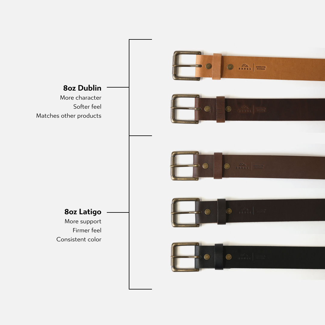 Windom Belt - Range Leather Co.-Belt-Ardent Patriot Apparel Co.