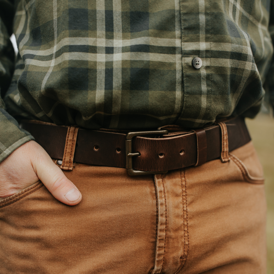 Windom Belt - Range Leather Co.-Belt-Umber-30-Ardent Patriot Apparel Co.