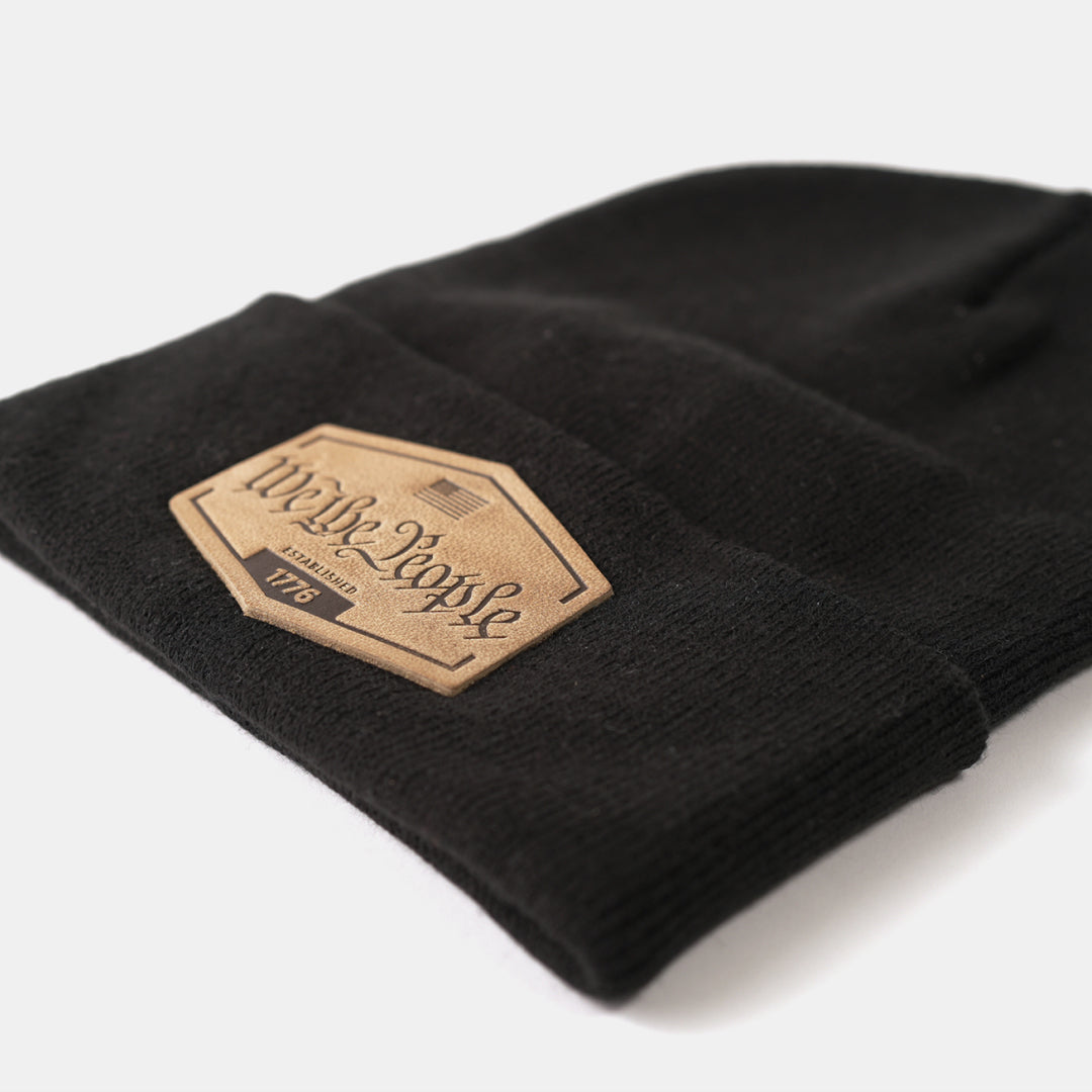 We The People Knit Beanie - Range Leather Co.-Beanie-Ardent Patriot Apparel Co.