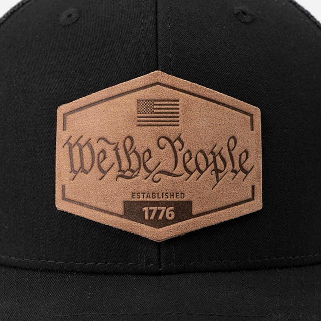 We The People Hat - Range Leather Co.-Hats-Ardent Patriot Apparel Co.