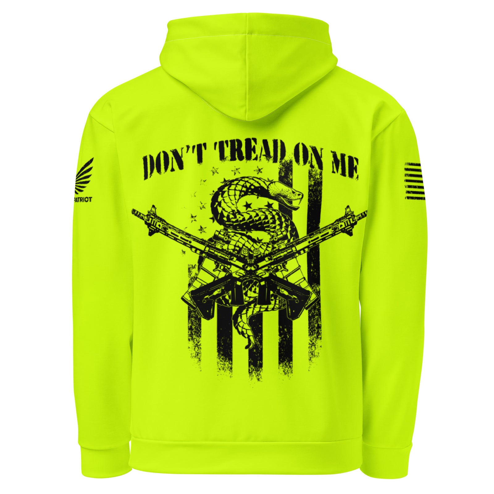 Don't Tread On Me - HiVis Hoodie-Premium Hoodie-2XS-Ardent Patriot Apparel Co.