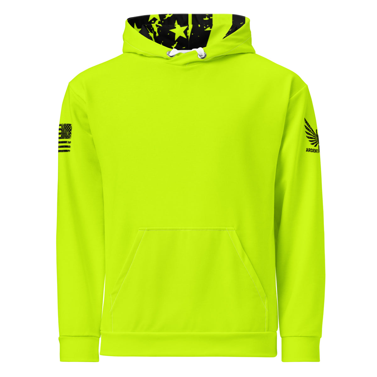 Don't Tread On Me - HiVis Hoodie-Premium Hoodie-Ardent Patriot Apparel Co.