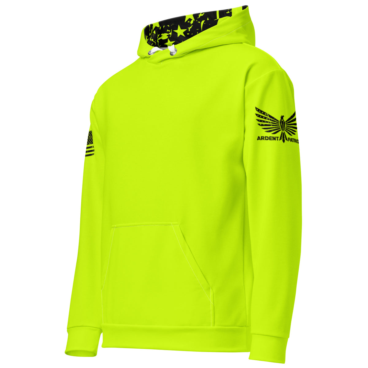 Basic - HiVis Hoodie-Premium Hoodie-Ardent Patriot Apparel Co.