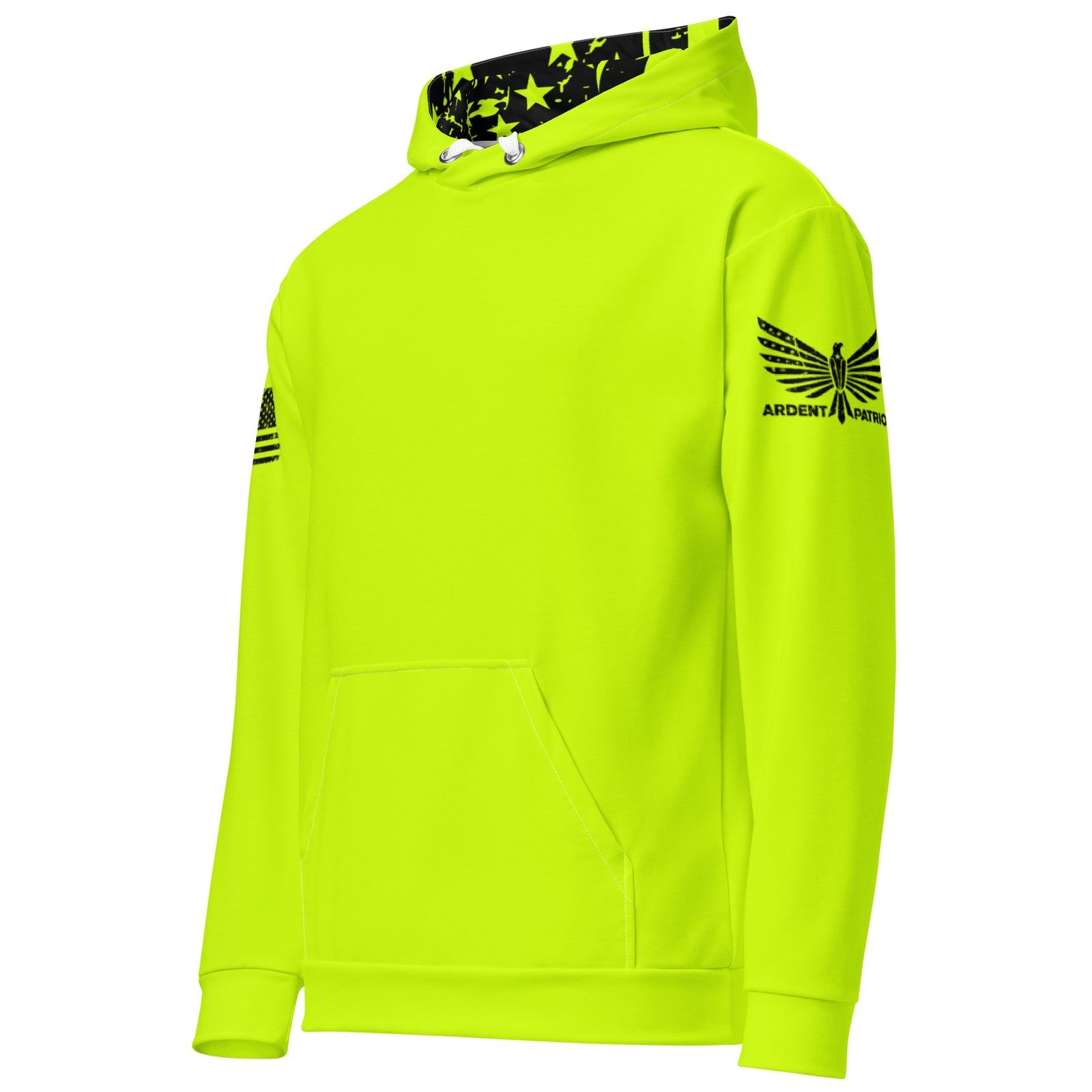 Basic - HiVis Hoodie-Premium Hoodie-Ardent Patriot Apparel Co.