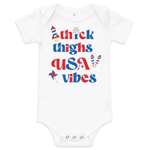 Thick Thighs-Onesie-3-6m-Ardent Patriot Apparel Co.
