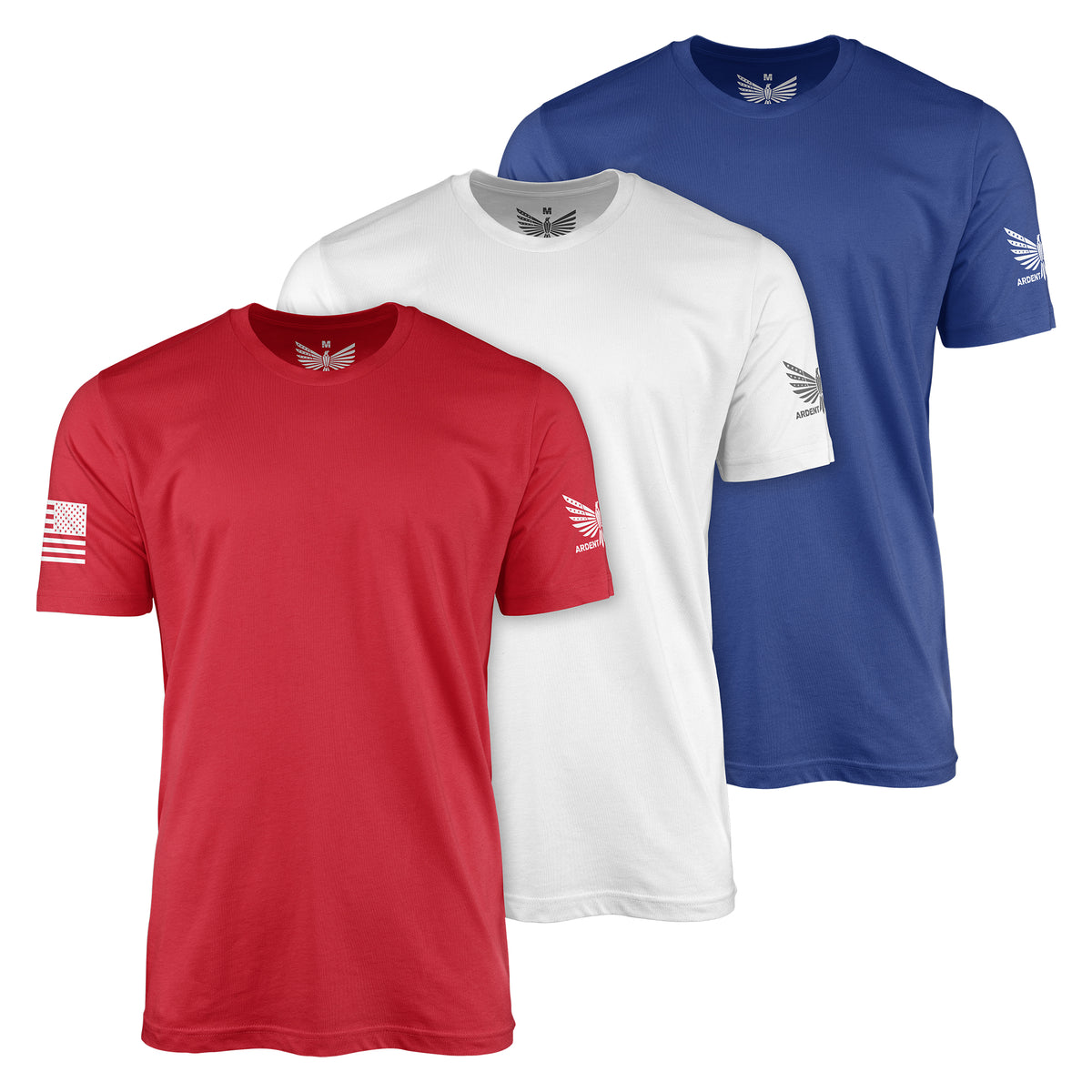 Freedom Basic Shirts - 3 Pack-Men's Shirt-S-S-S-Ardent Patriot Apparel Co.