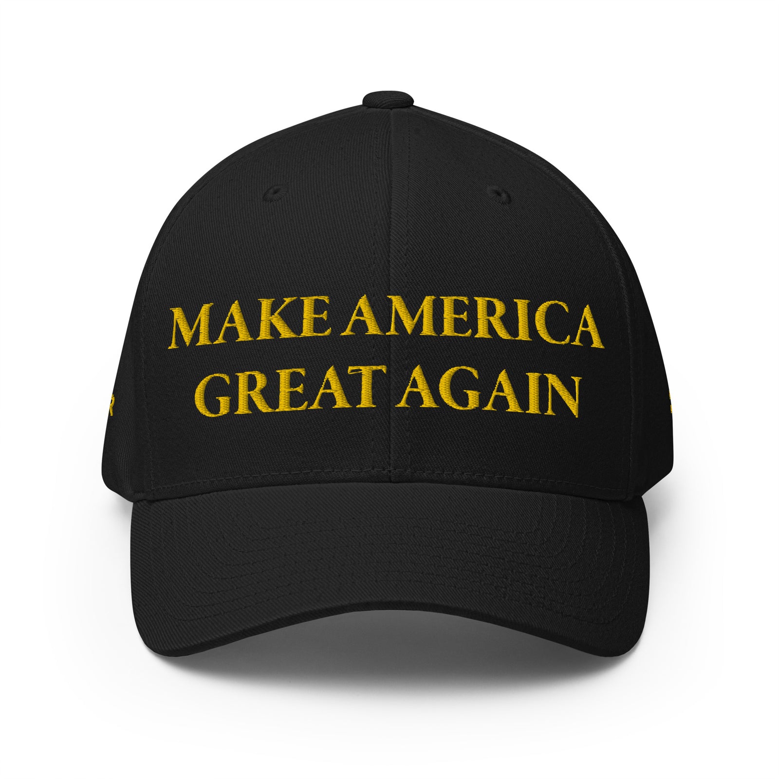 Gold Dark Maga Never Surrender Flexfit Hat Hats Ardent Patriot Apparel Co