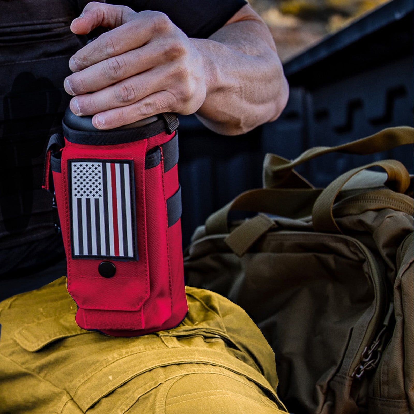 32oz Compact Battle Bottles - Iron Infidel-Water Bottles-Ardent Patriot Apparel Co.