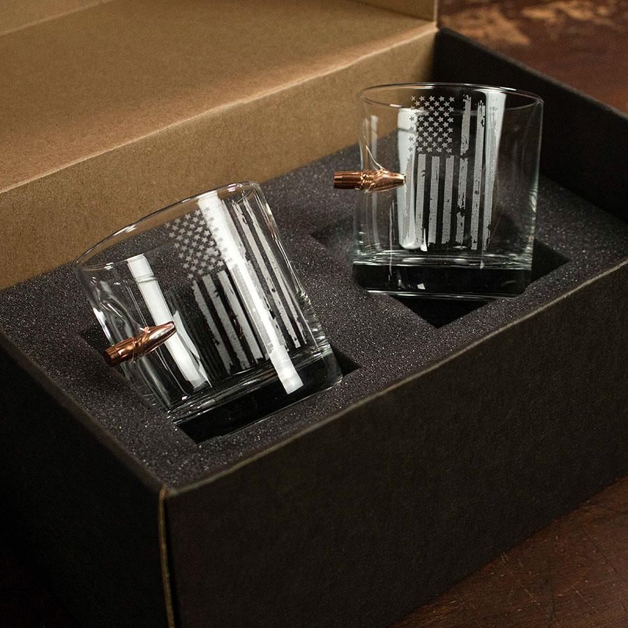 Patriotic Rocks Glass - 11oz - BenShot-Handmade Glass-Yes-Ardent Patriot Apparel Co.