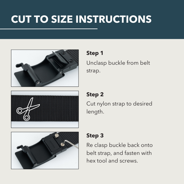 Protector 1.0 EDC Belt 1.5" Width For Everyday Carry - 2ND AMEN EDC