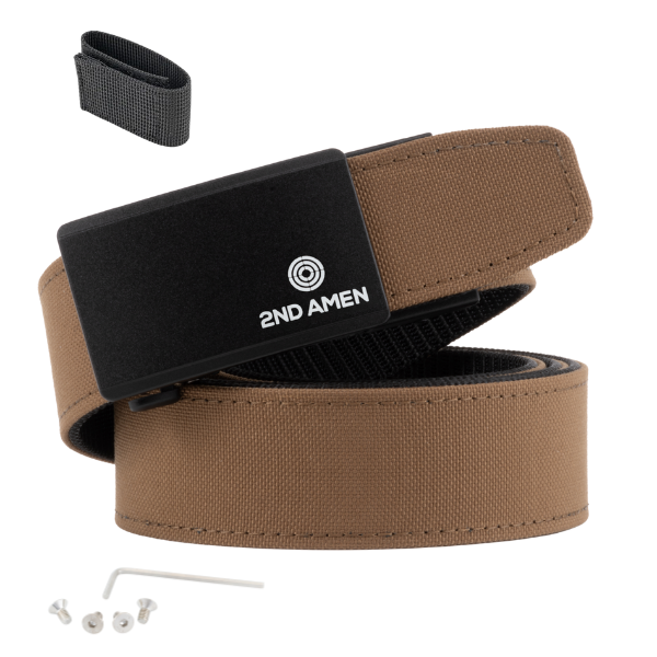 Protector 1.0 EDC Belt 1.38" Width For Everyday Carry - 2ND AMEN EDC