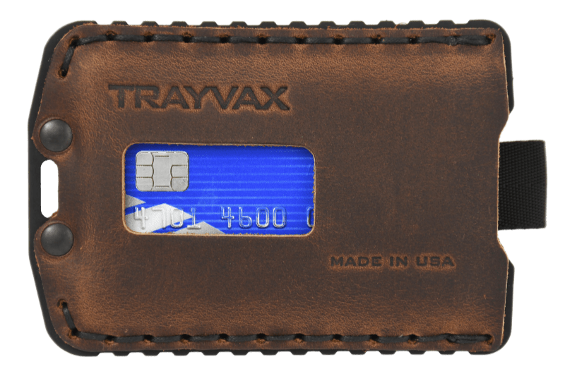 Ascent Wallet - Black Mississippi Mud - Trayvax