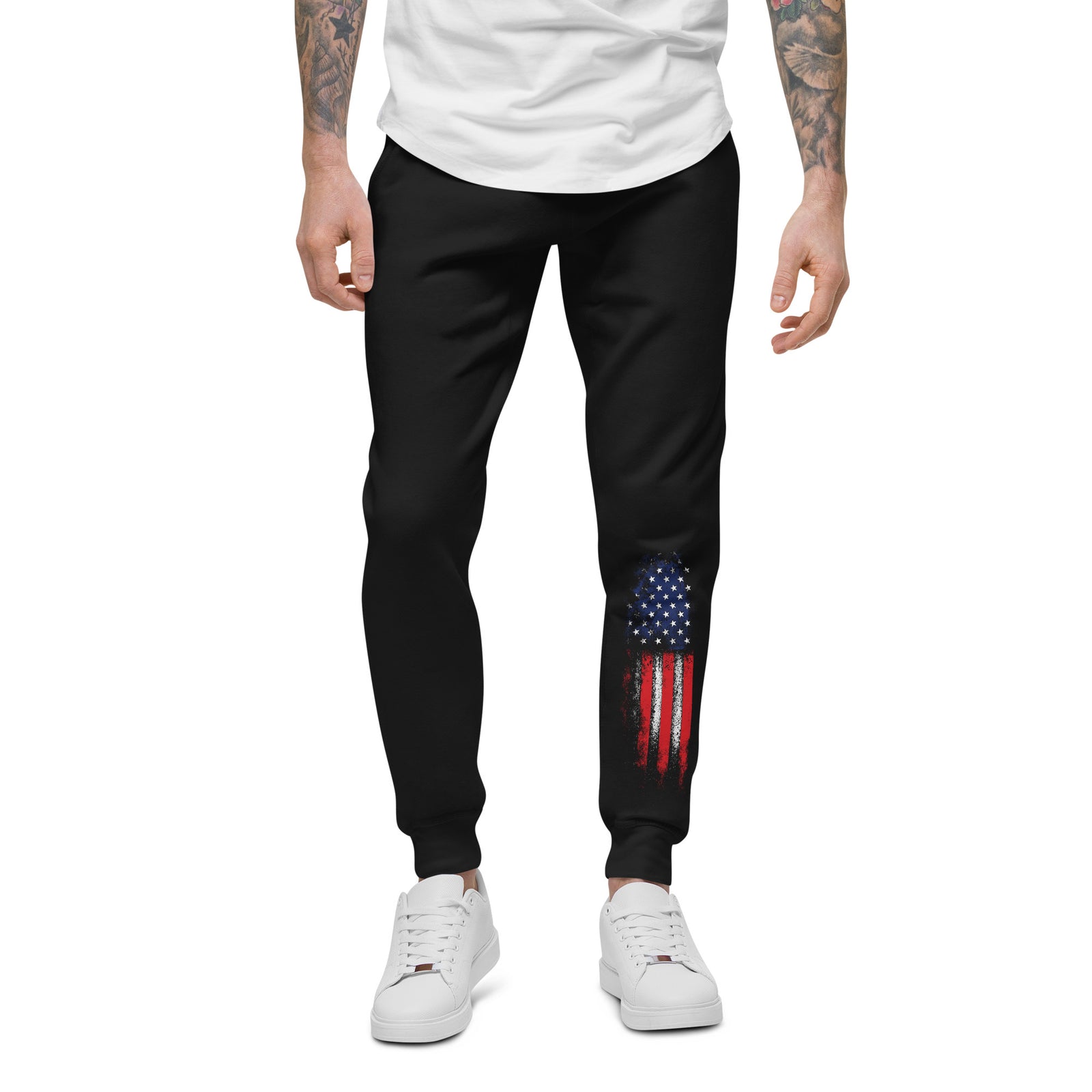Color Flag Sweatpants-Premium Sweatpants-Ardent Patriot Apparel Co.